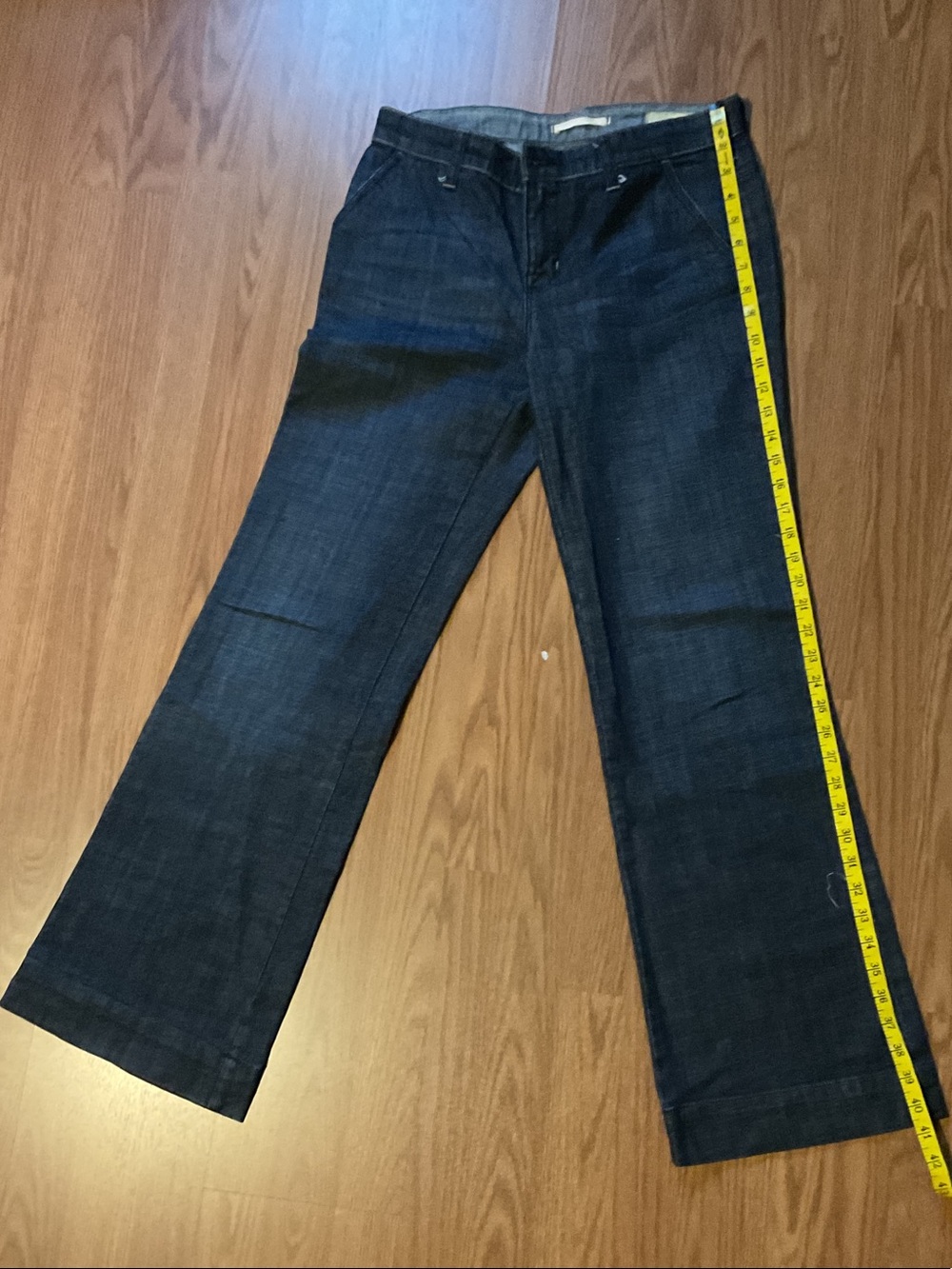 Lucky Brand Dark Indigo Wide-Leg Jeans